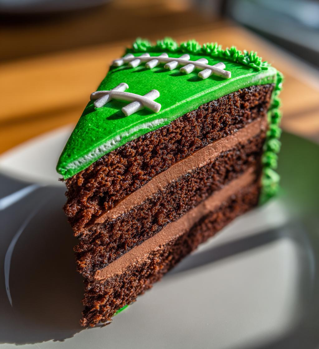 green football cake