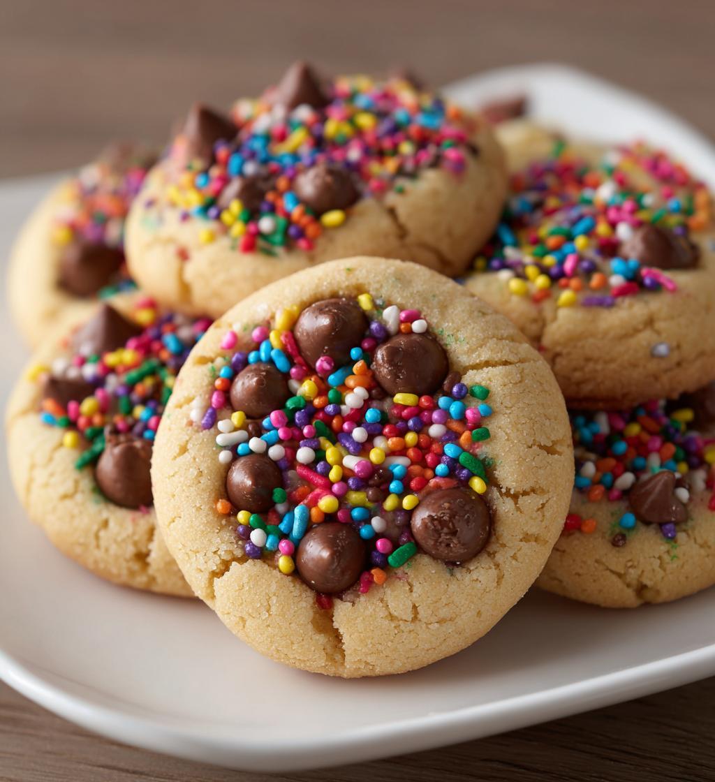 halloween thumbprint cookies
