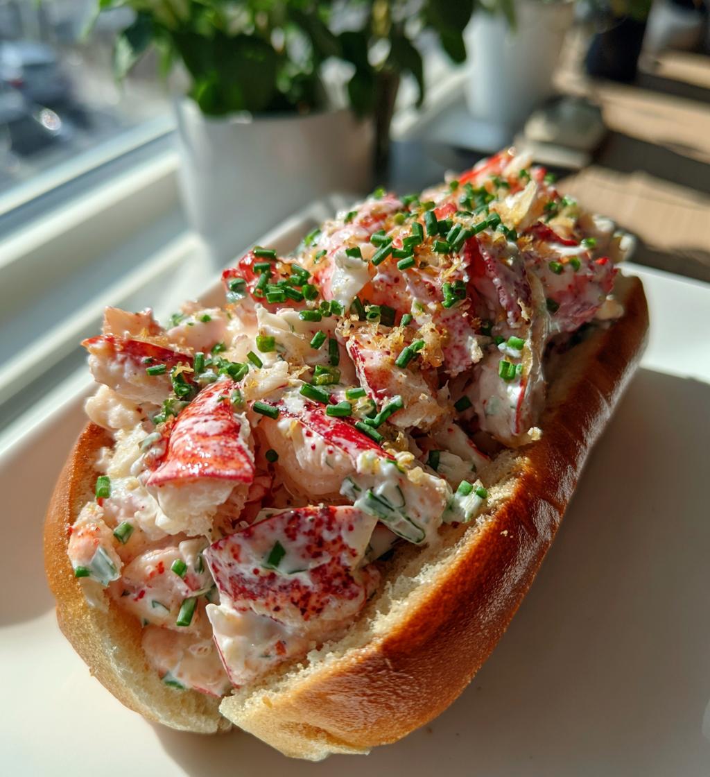 homemade lobster roll