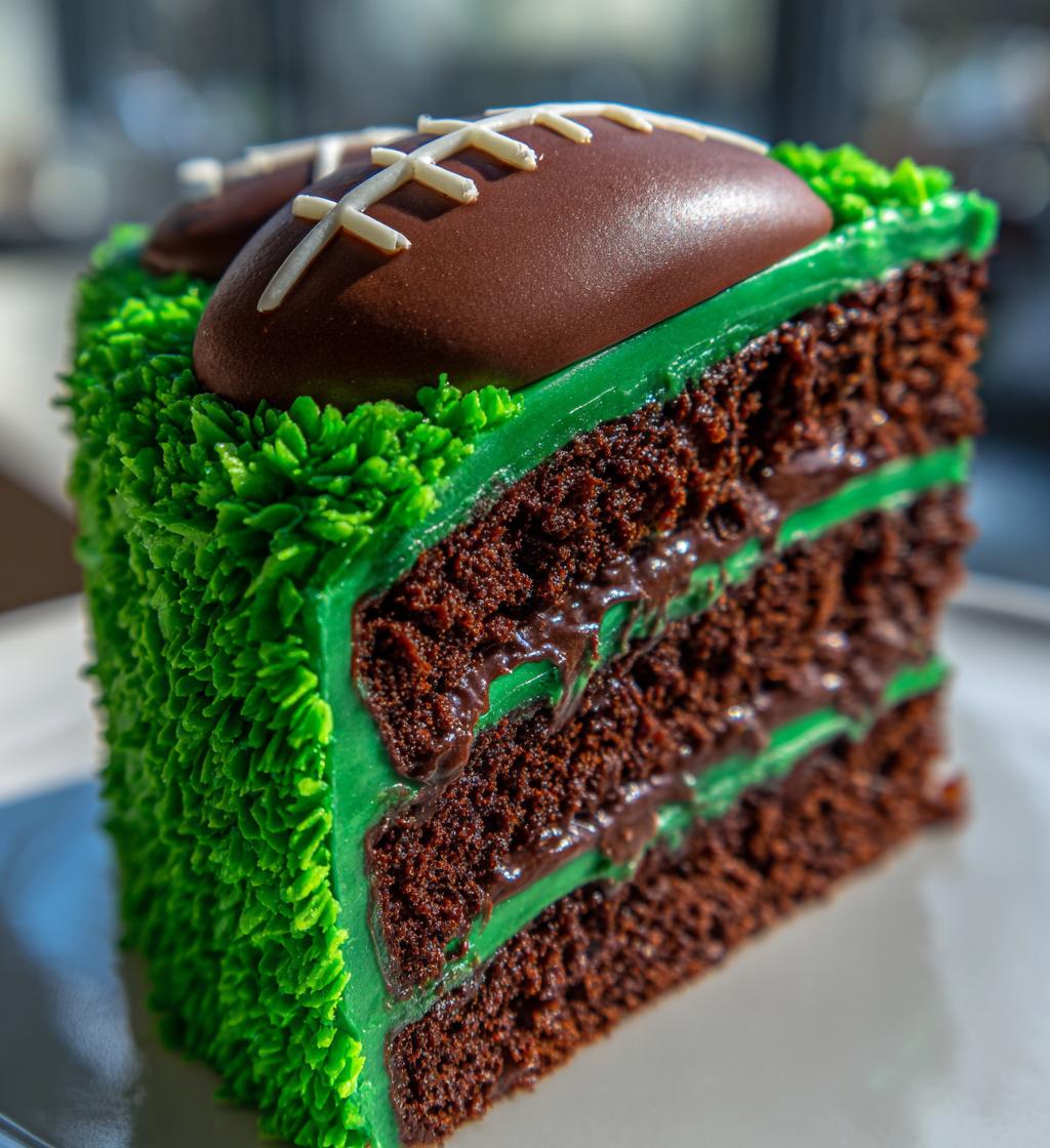 how to make a football cake