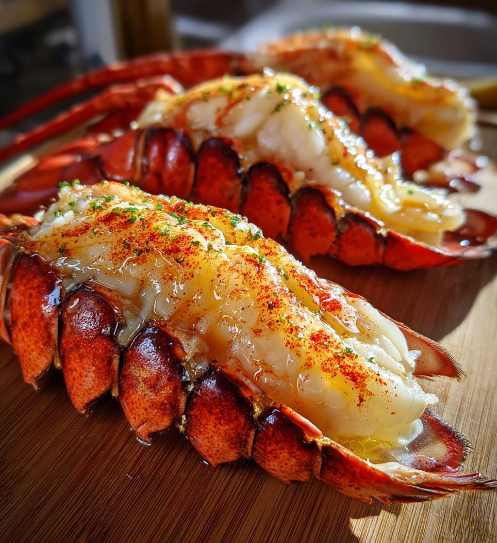 how to prep lobster tail