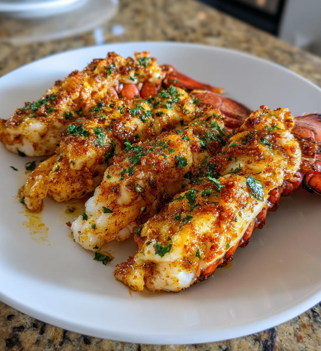 how to season lobster tail