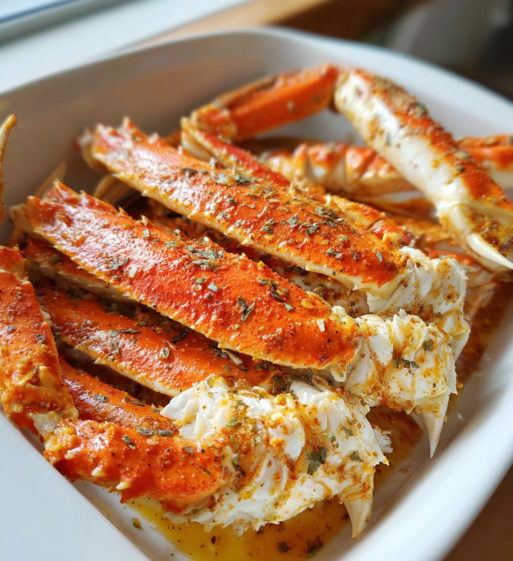 how to steam crab legs in oven