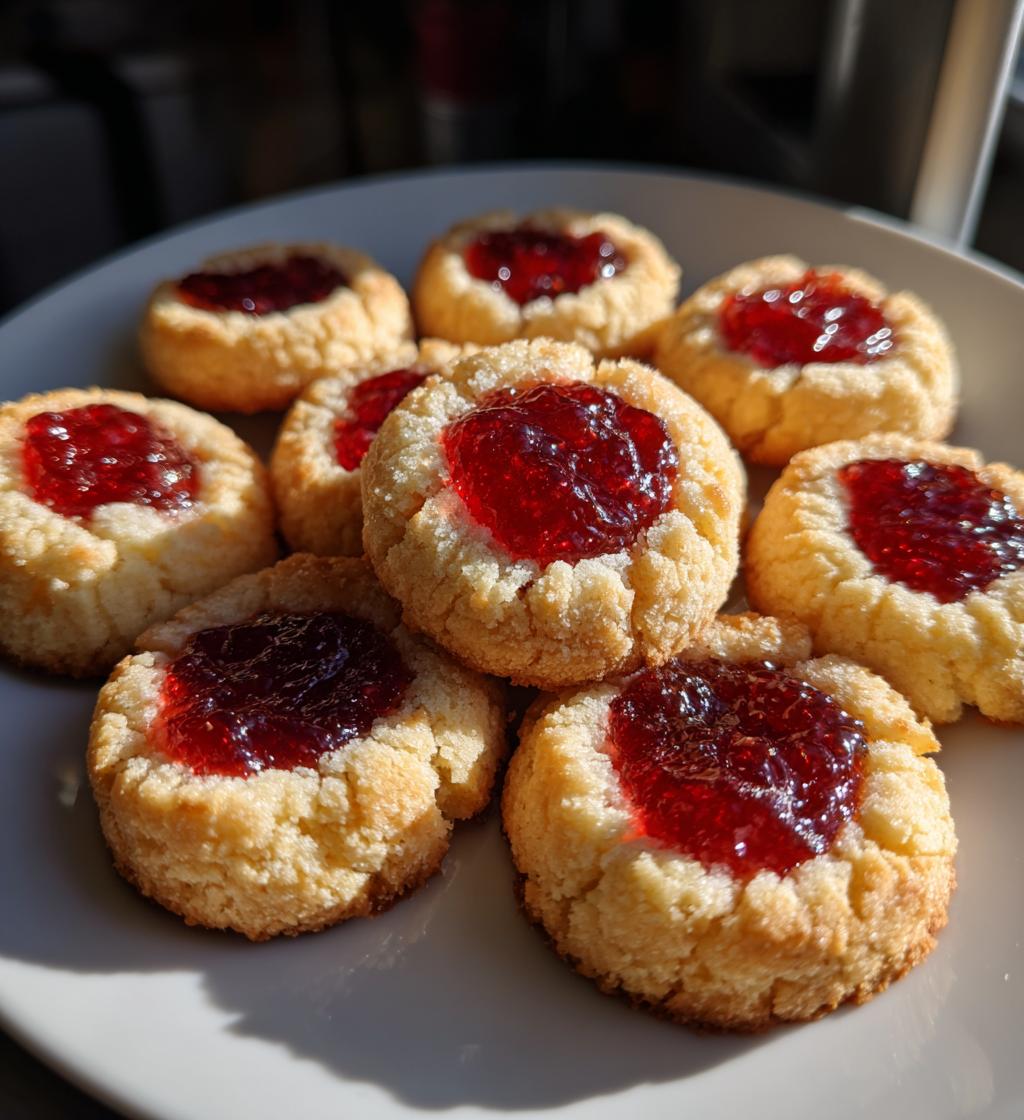 jelly thumbprint cookies