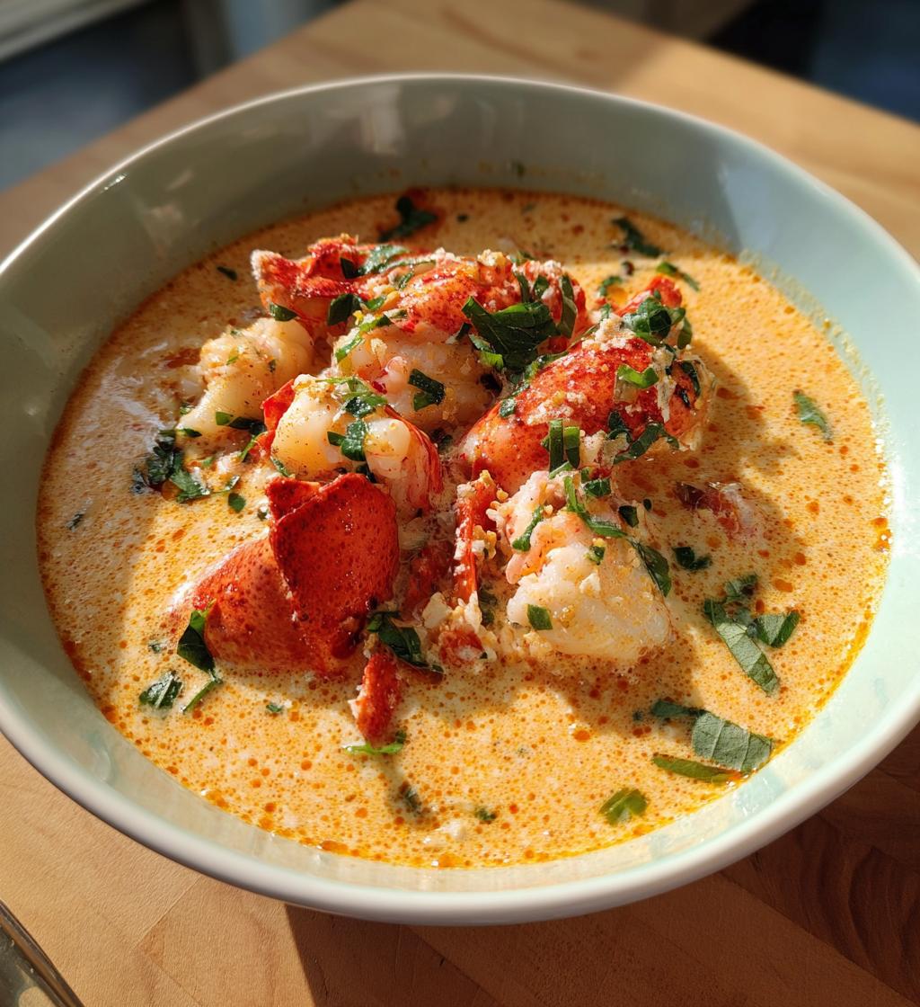 langostino lobster bisque