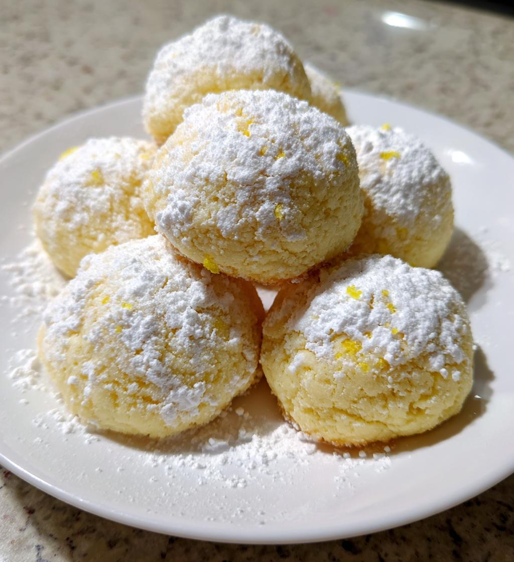 lemon snowball cookies