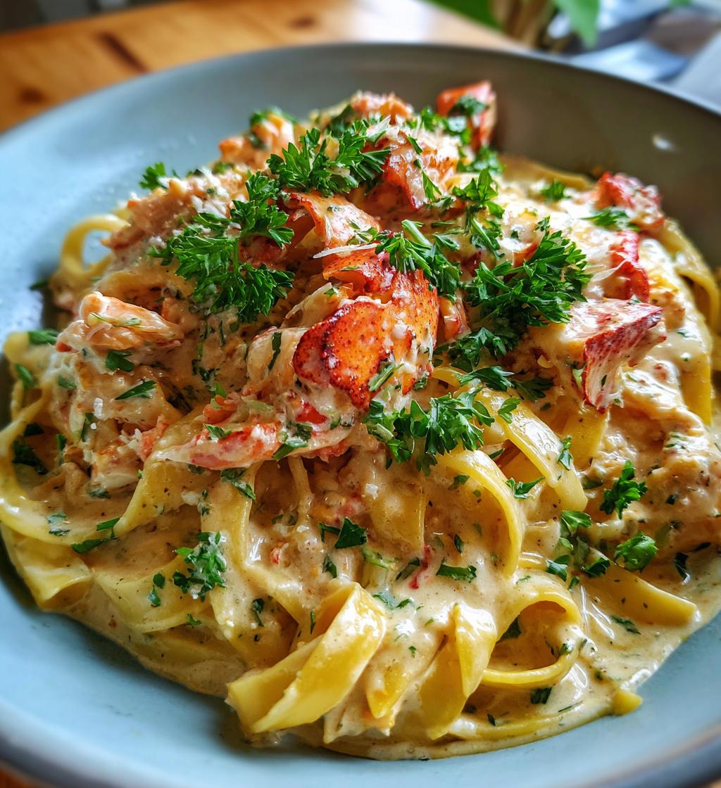 lobster alfredo recipe