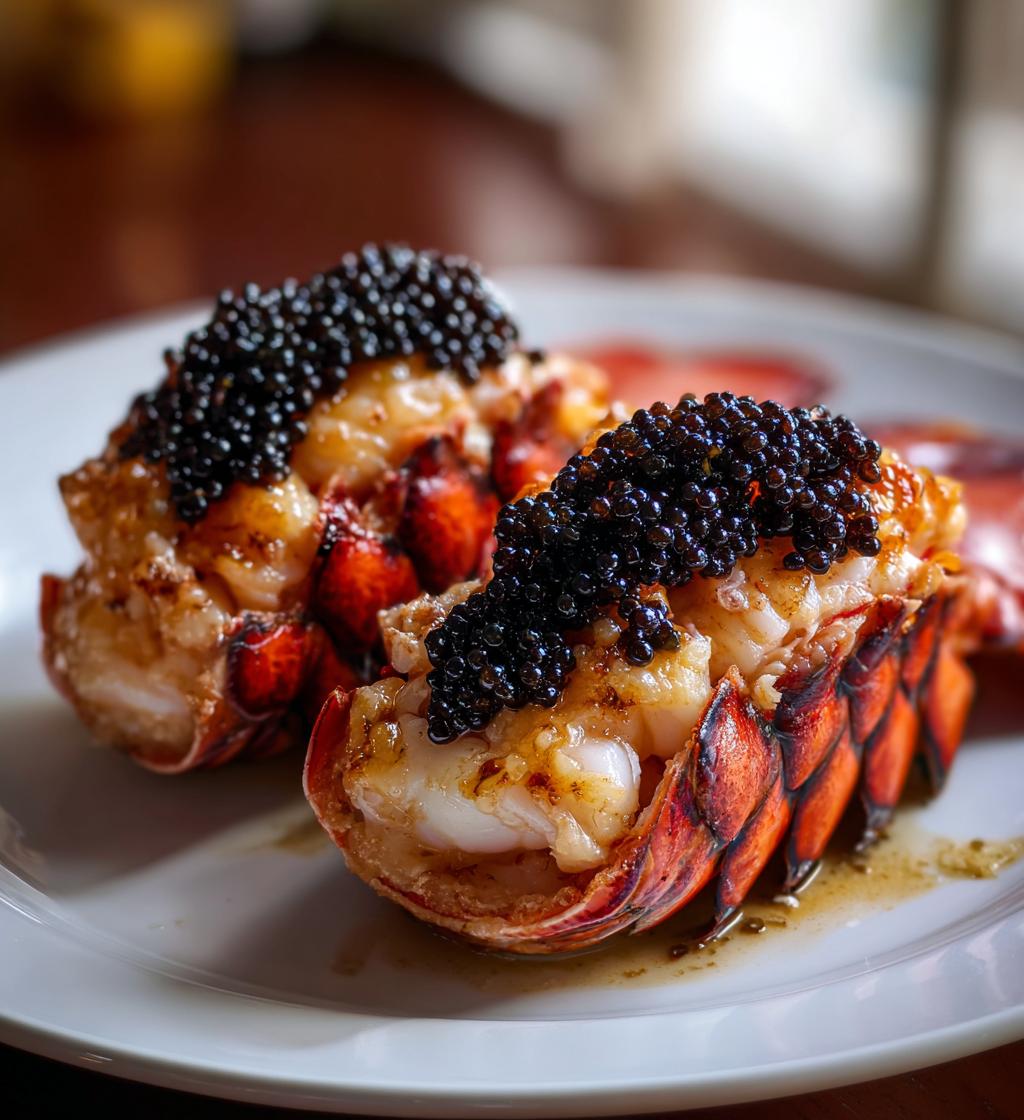lobster and caviar