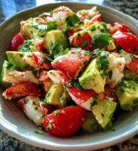 lobster avocado salad
