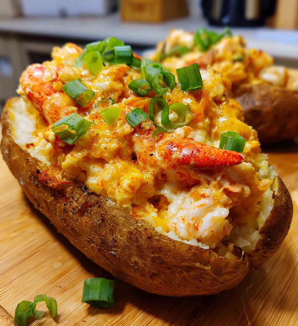 lobster baked potato