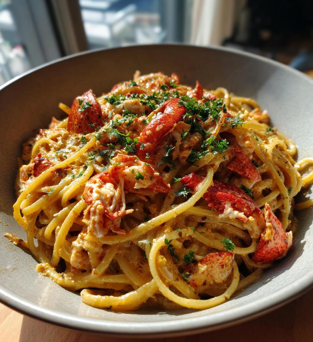lobster bisque pasta recipe