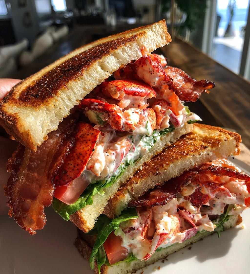 lobster blt sandwich