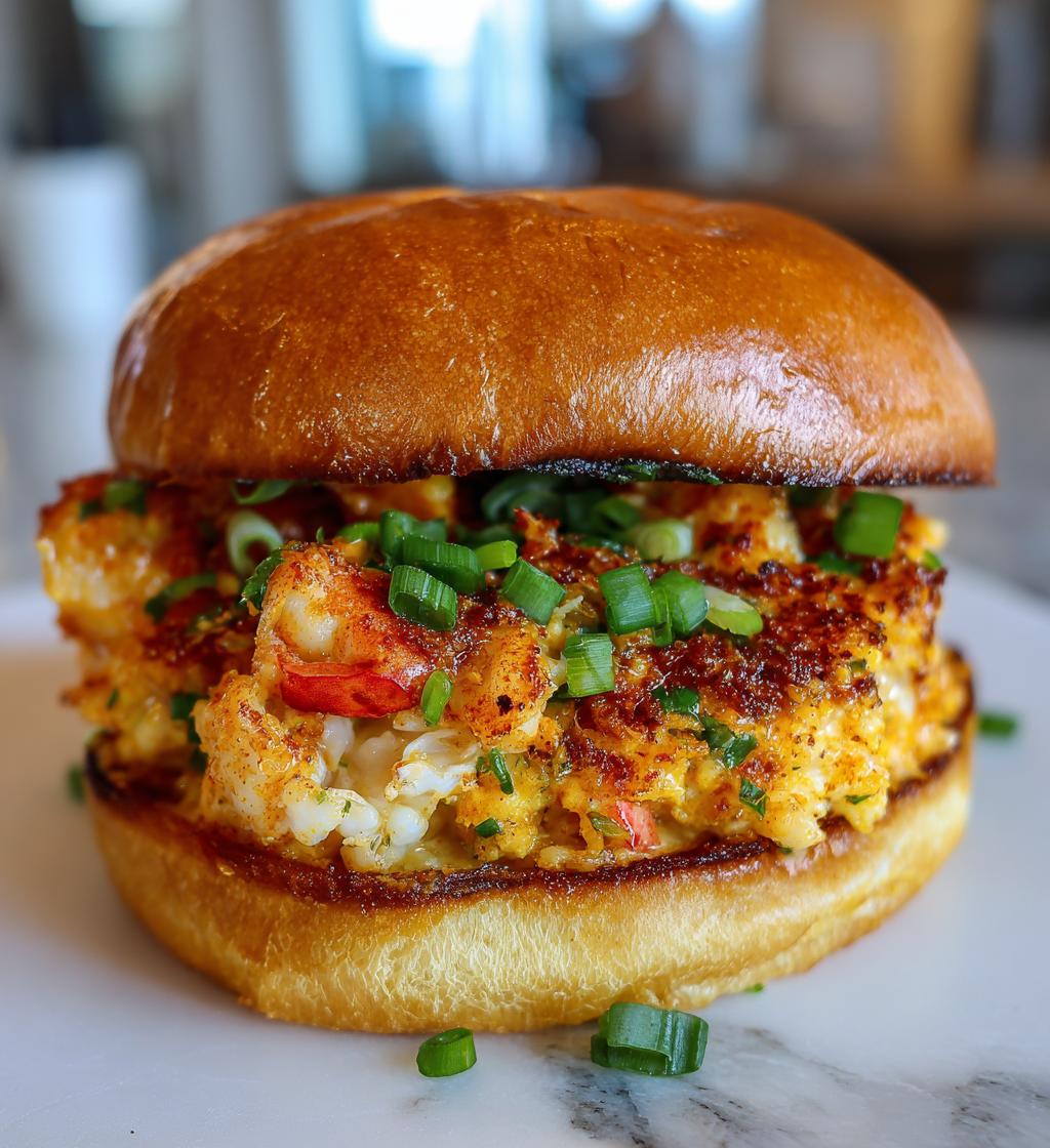 lobster burger recipe