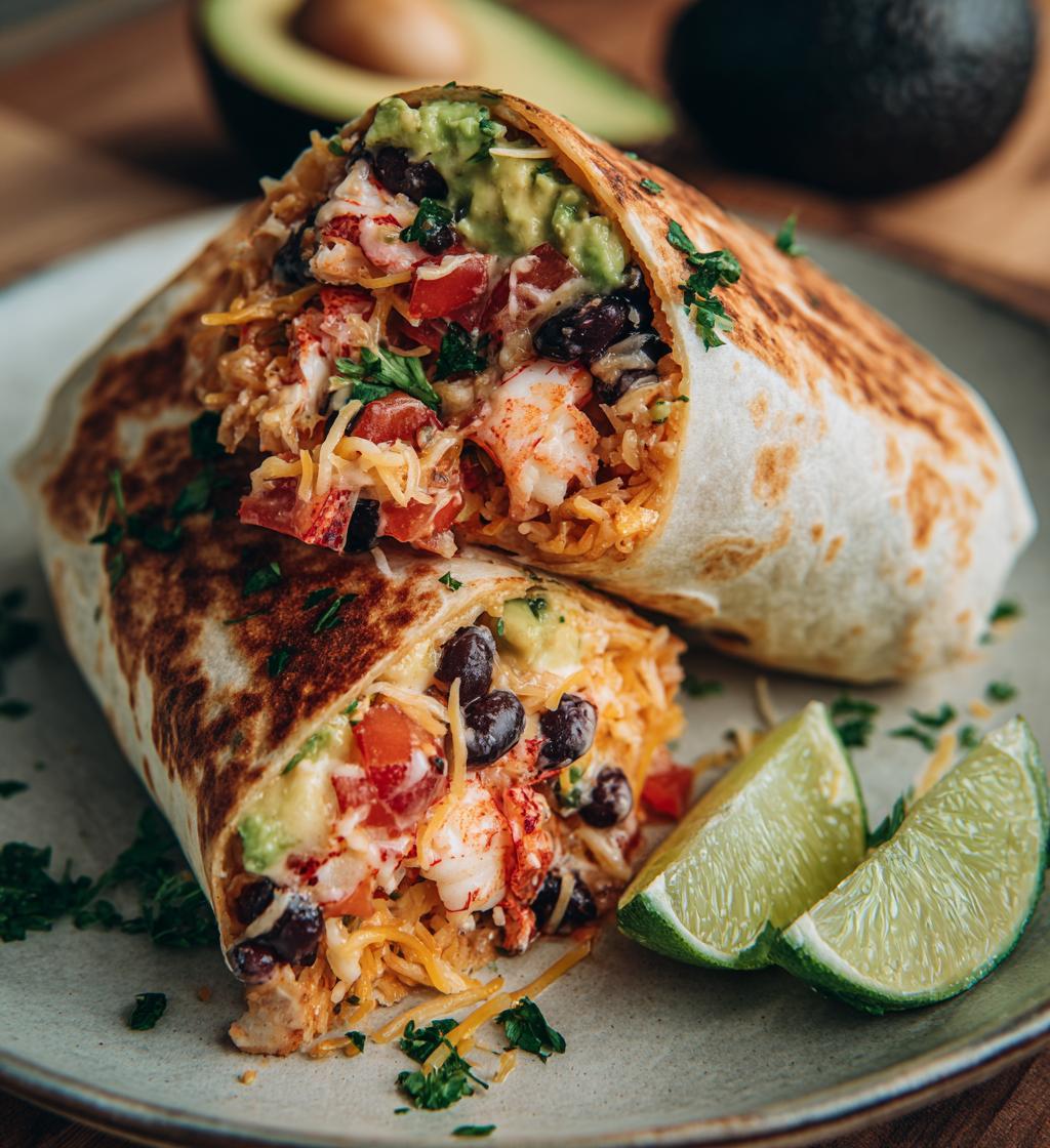 lobster burrito