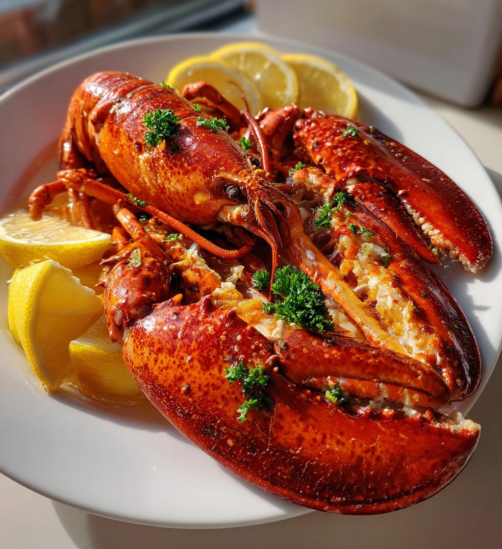 lobster dinner plate