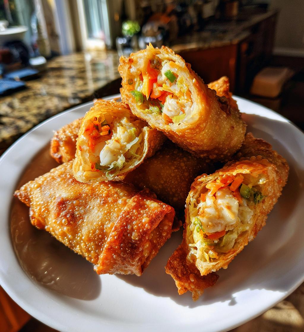 lobster egg rolls