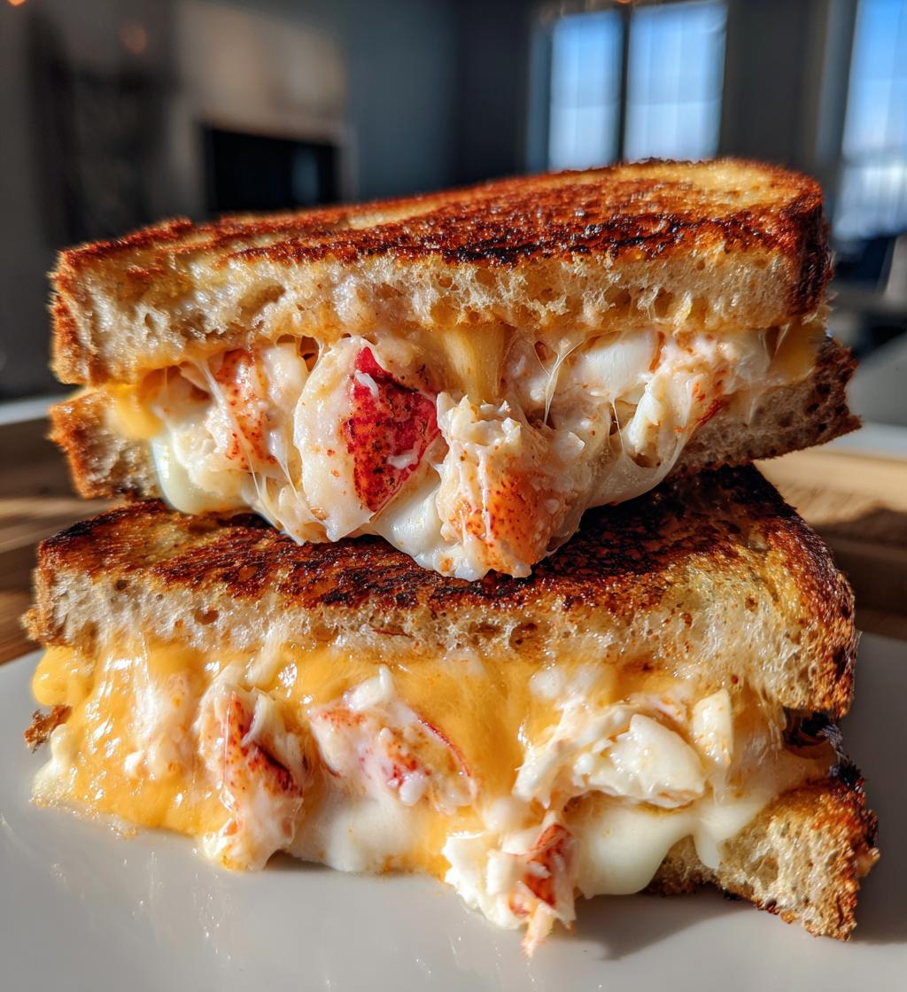 lobster grilled cheese sandwich