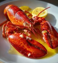 lobster in ocean