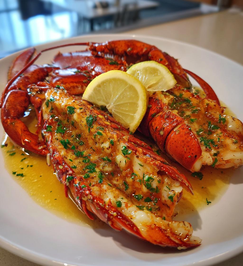 lobster in the sea
