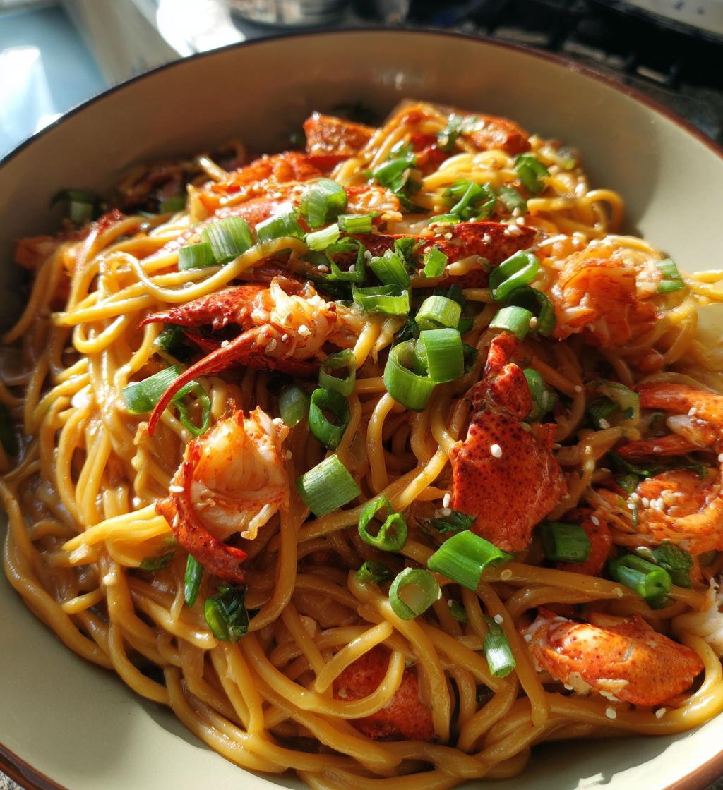 lobster noodles recipe