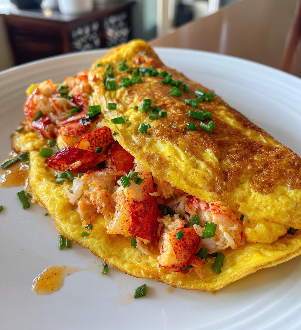 lobster omelette