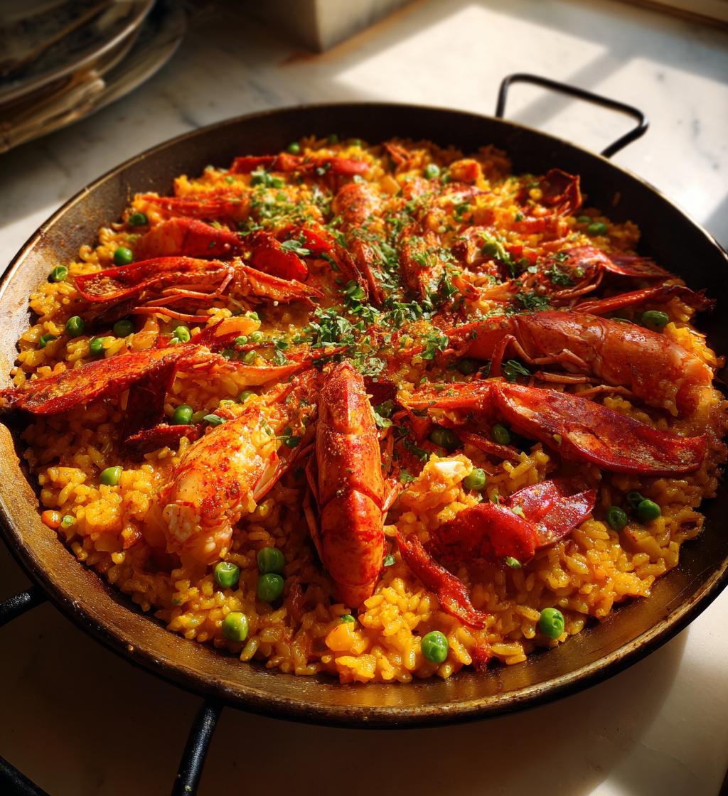 lobster paella