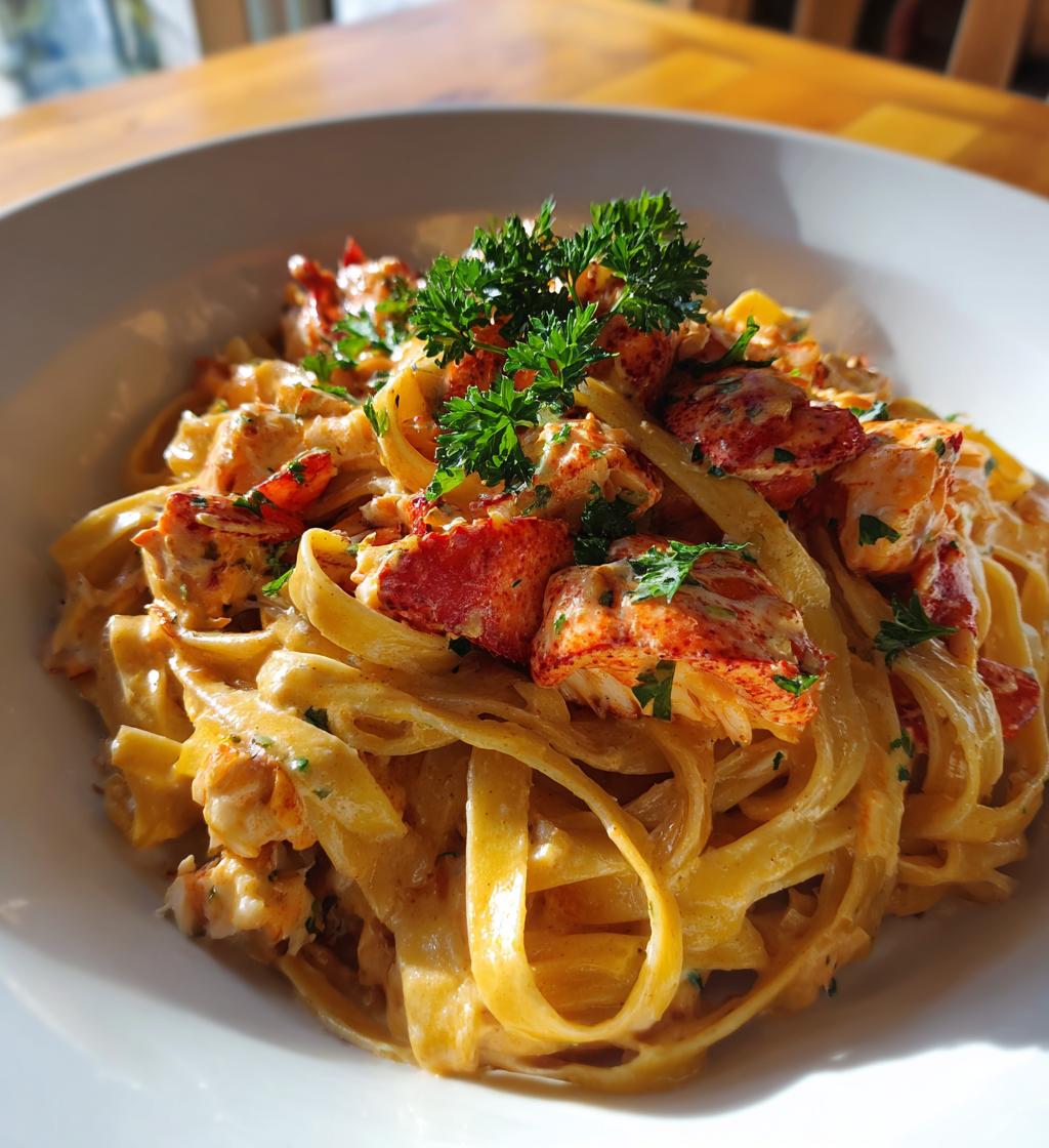 lobster pasta creamy