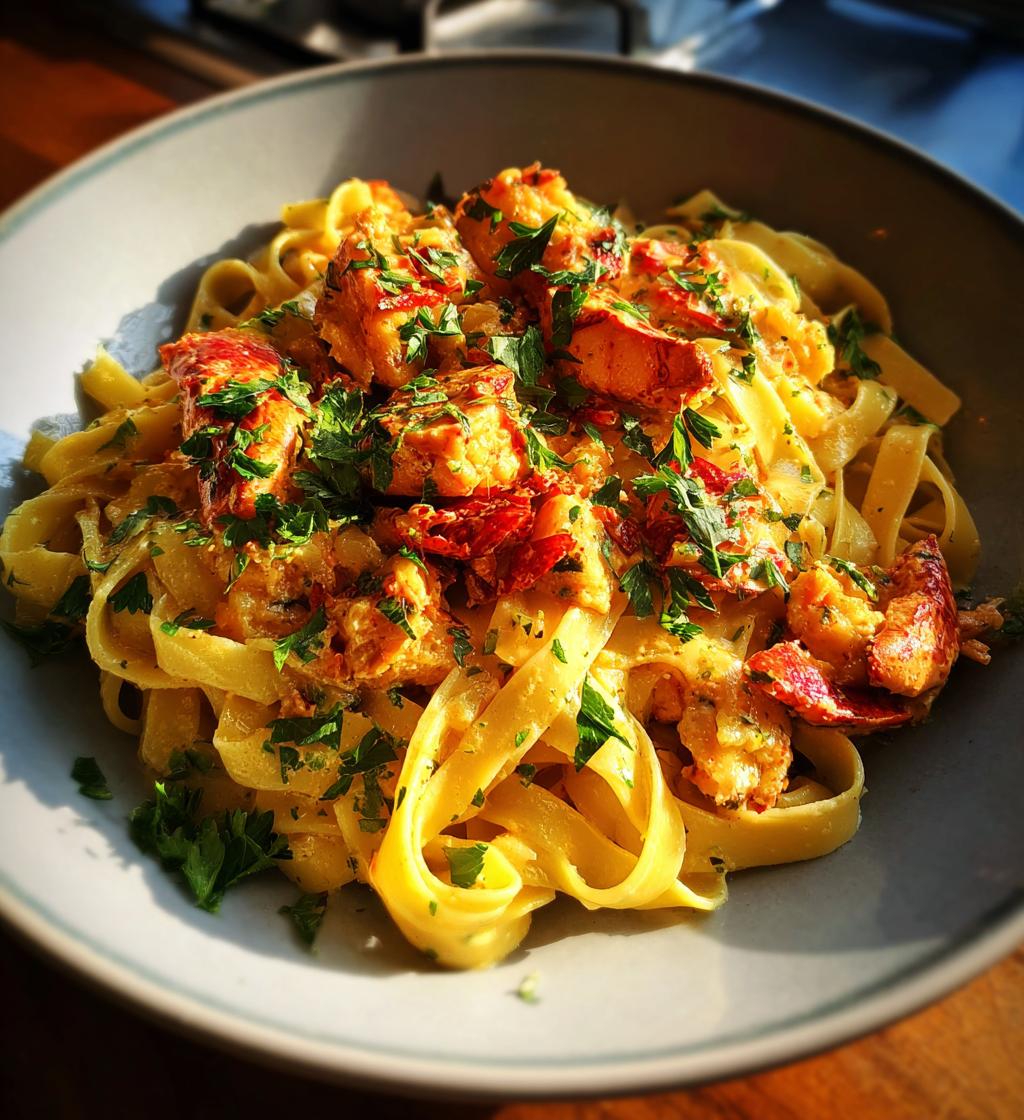 lobster pasta recipe cream sauces