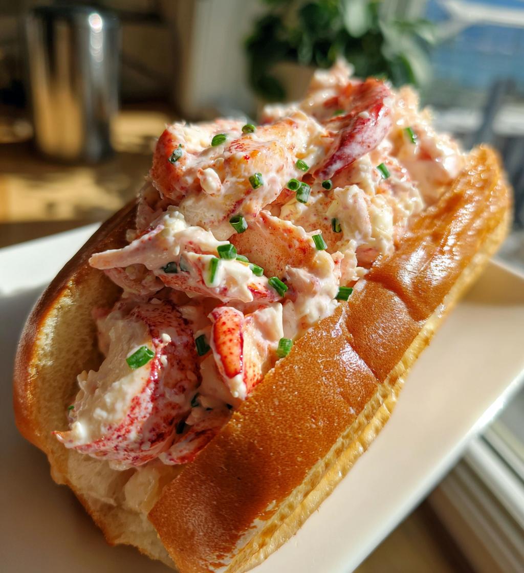 lobster roll with mayo