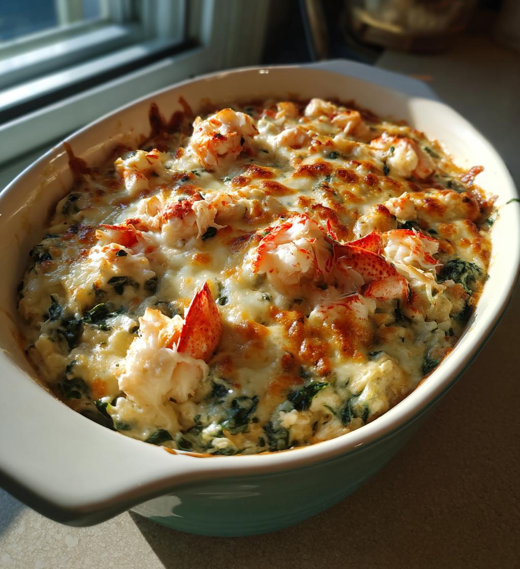 lobster spinach dip