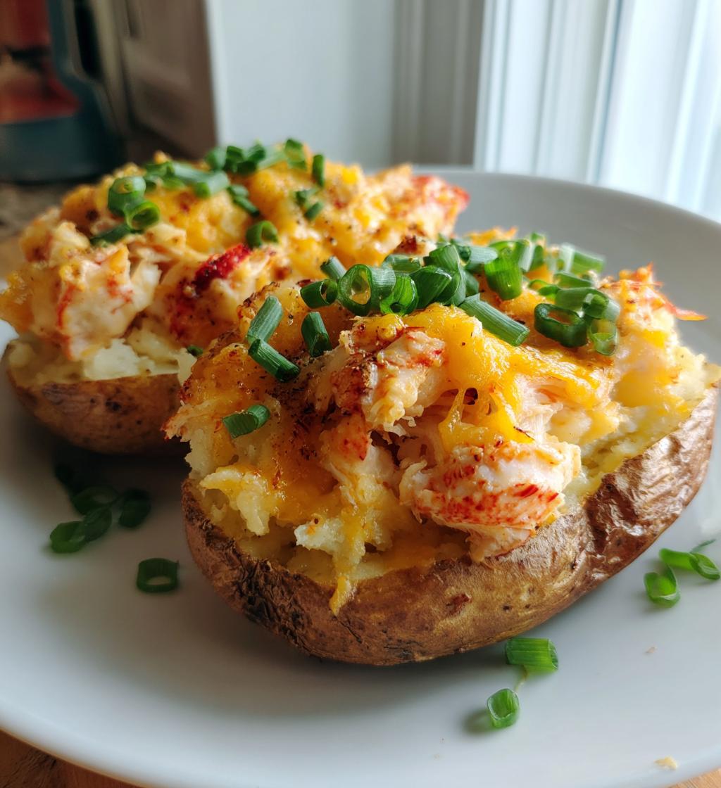 lobster stuffed potatoes