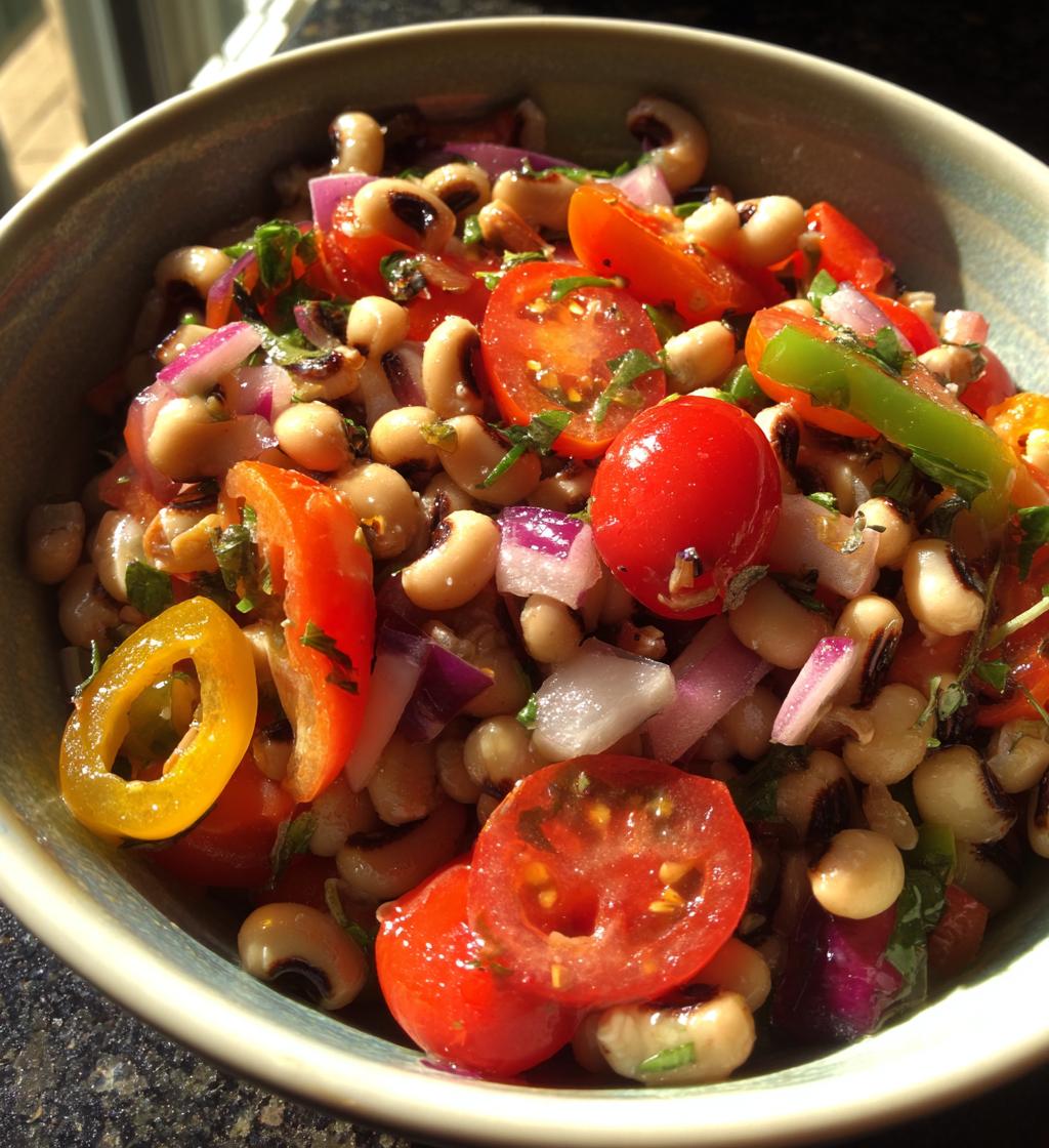 marinated black eyed pea salad