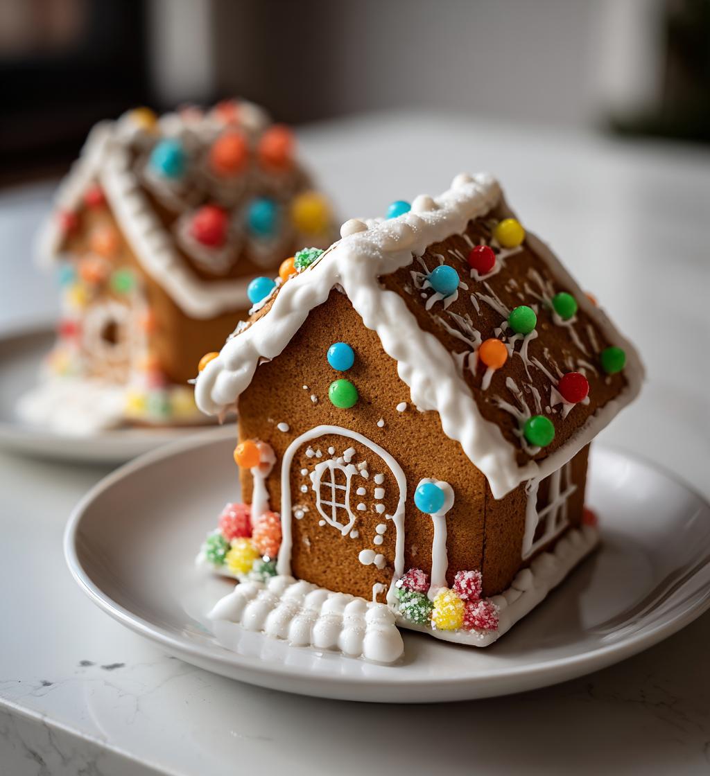 mini gingerbread house