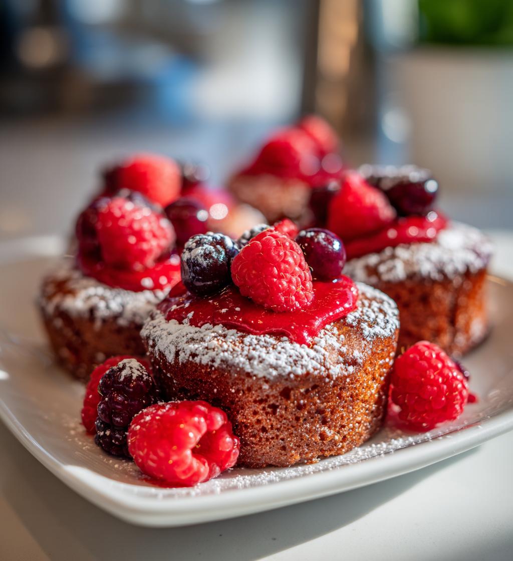 mini valentine cakes