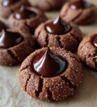 mushroom thumbprint cookies