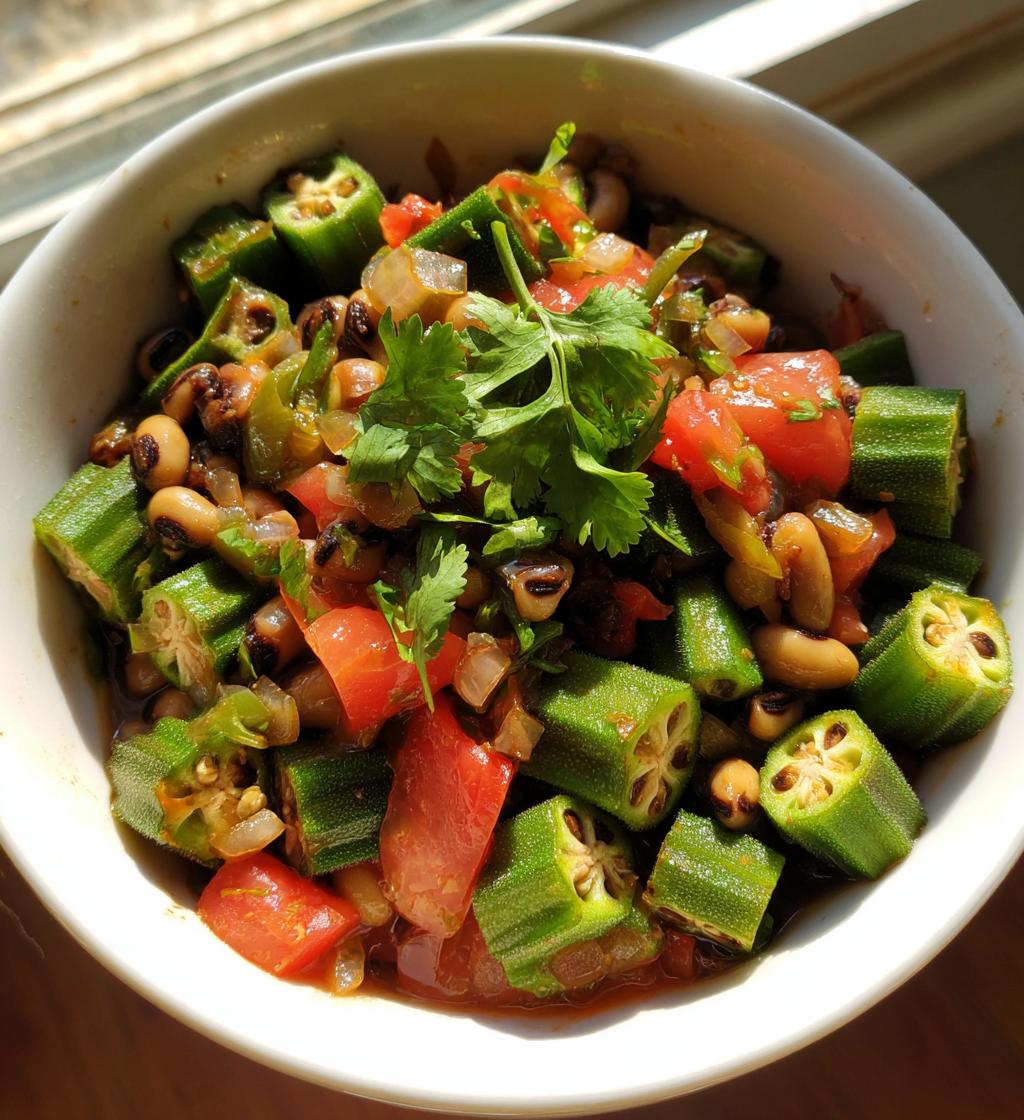 okra black eyed peas