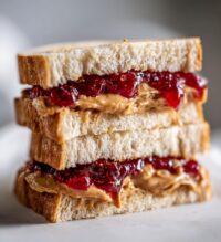 peanut butter and jelly sandwich