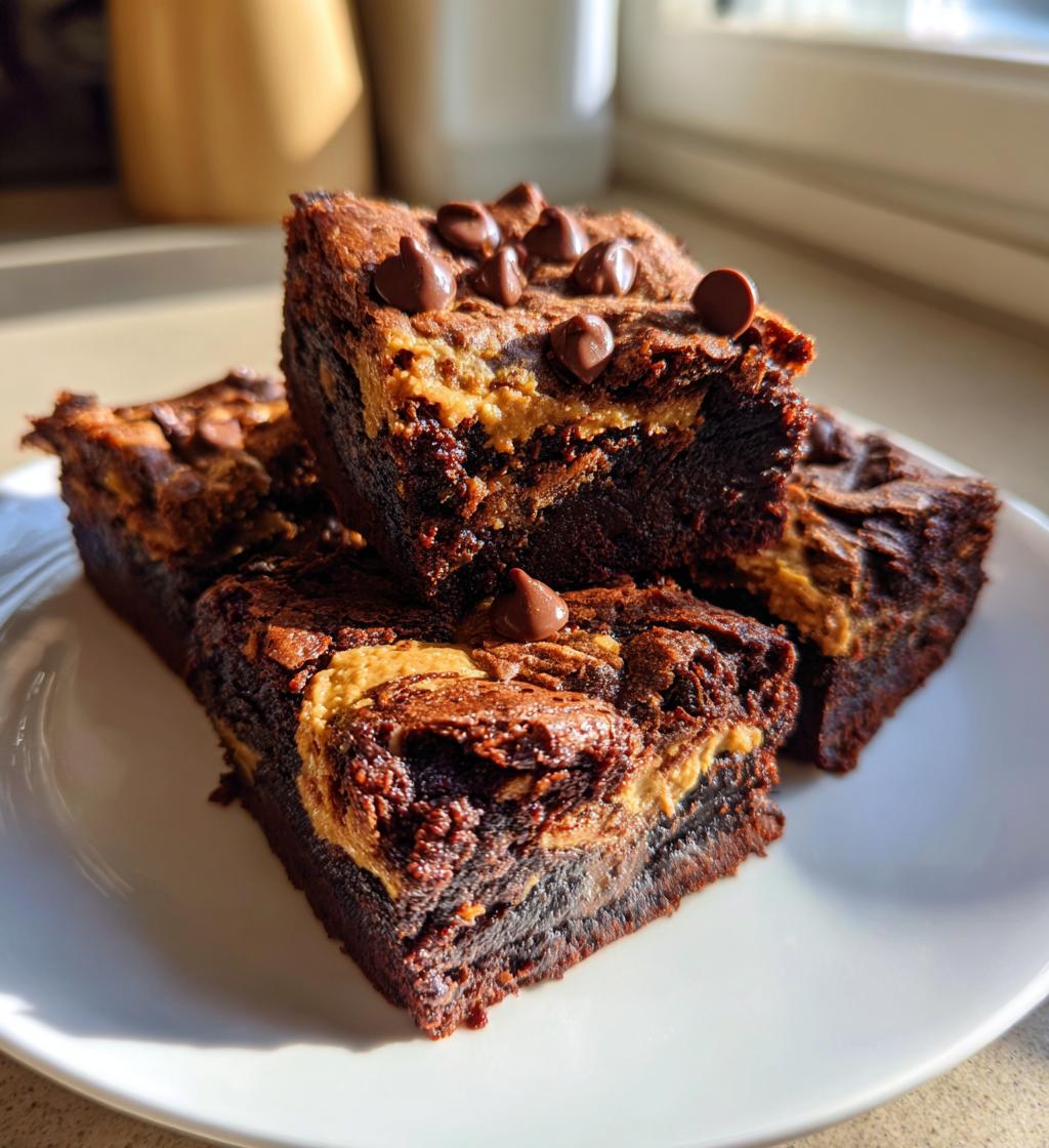 peanut butter brownies