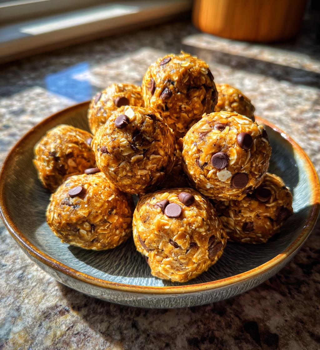 peanut butter oatmeal balls