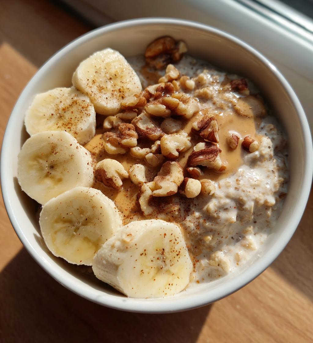 peanut butter overnight oats
