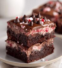 peppermint brownies