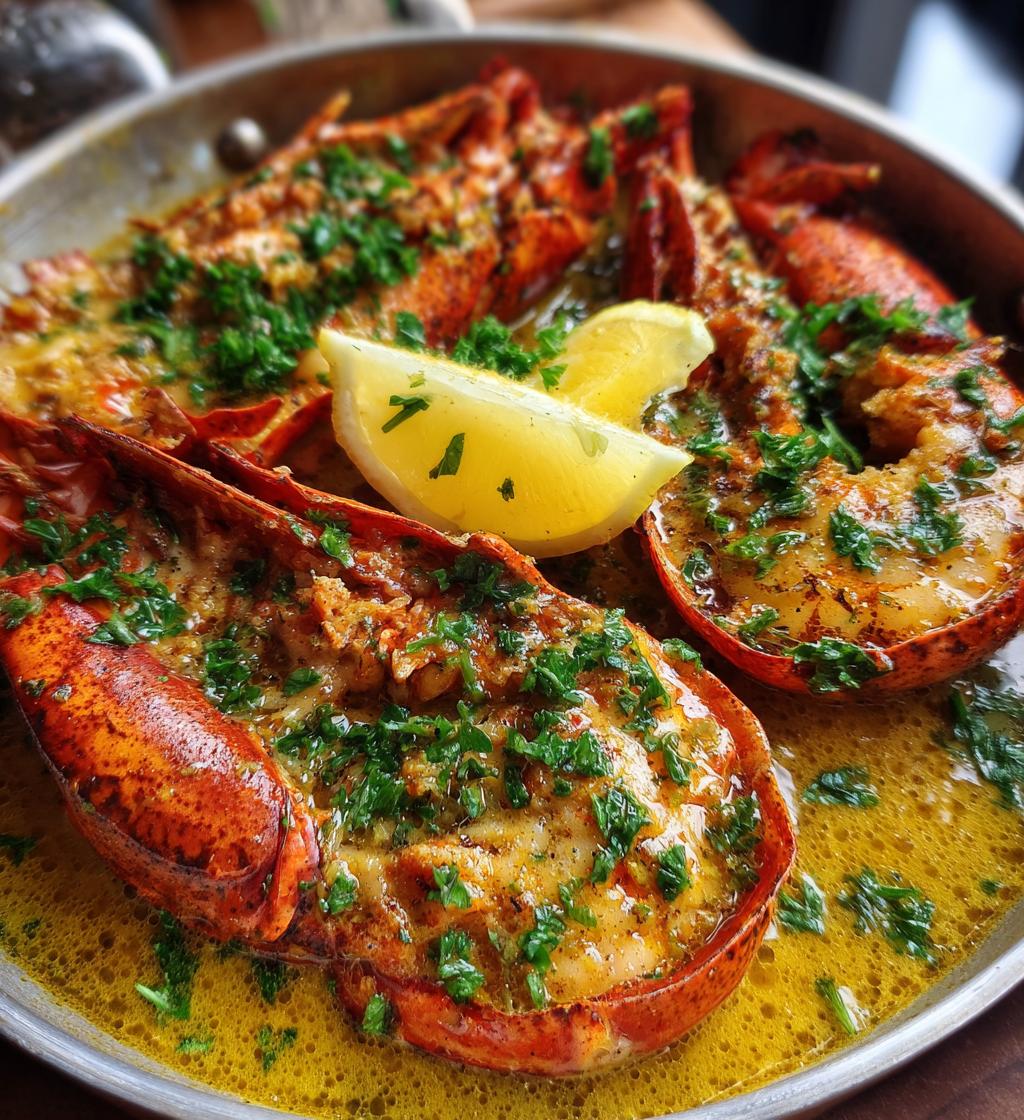 poaching lobster in butter