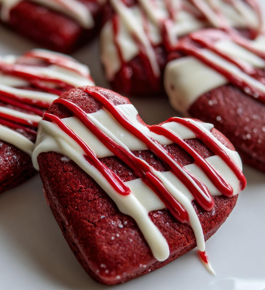 red and white valentine treats