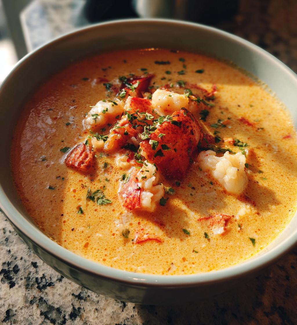 red lobster bisque recipe