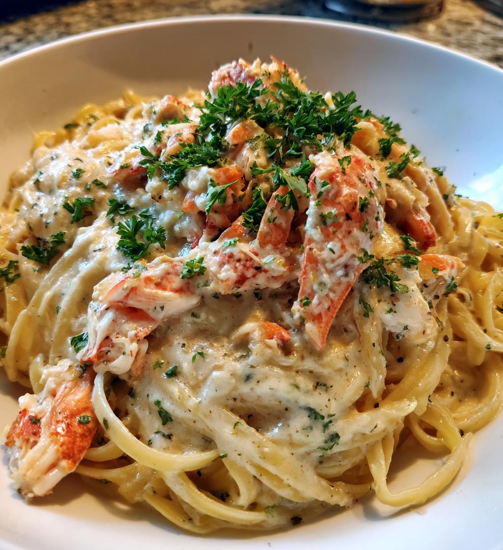 red lobster crab linguini alfredo