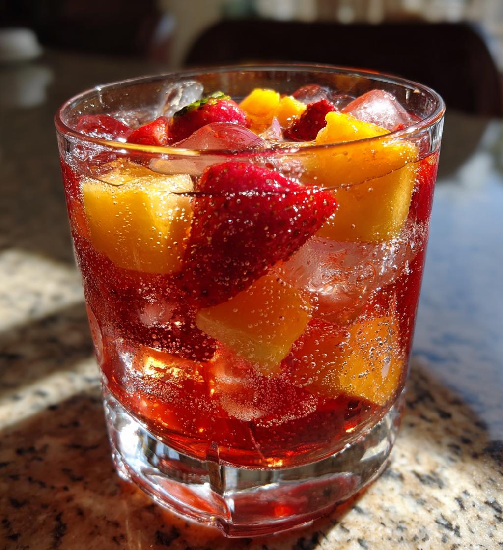 red lobster snowglobe sangria
