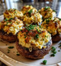 red lobster stuffed mushrooms recipe