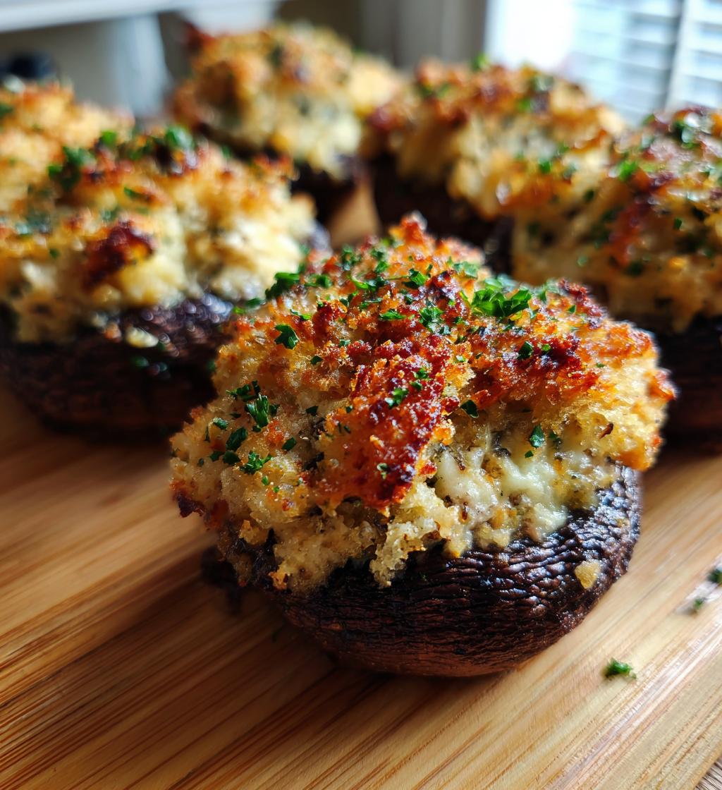 red lobster stuffed mushrooms