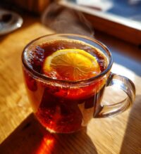 russian tea with jam