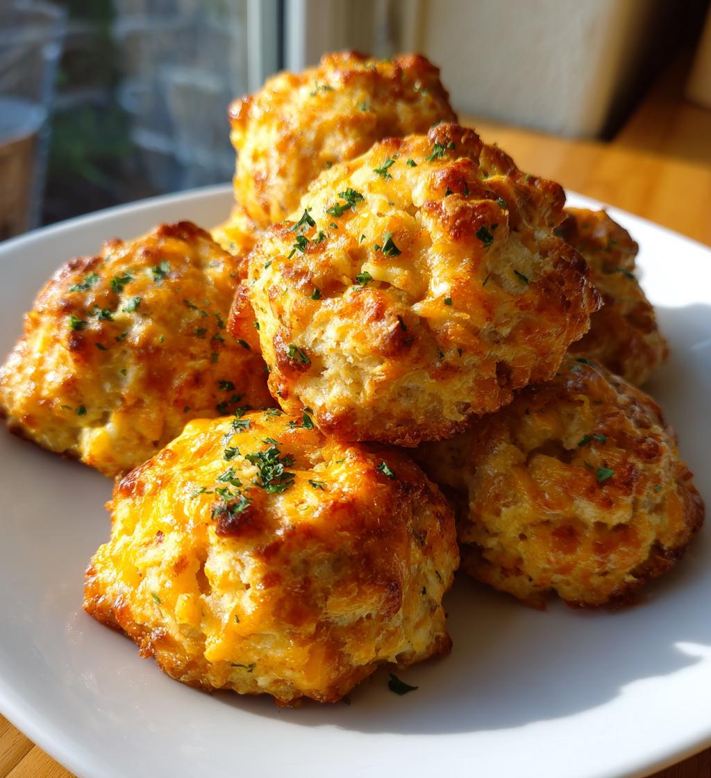 sausage balls with red lobster biscuits